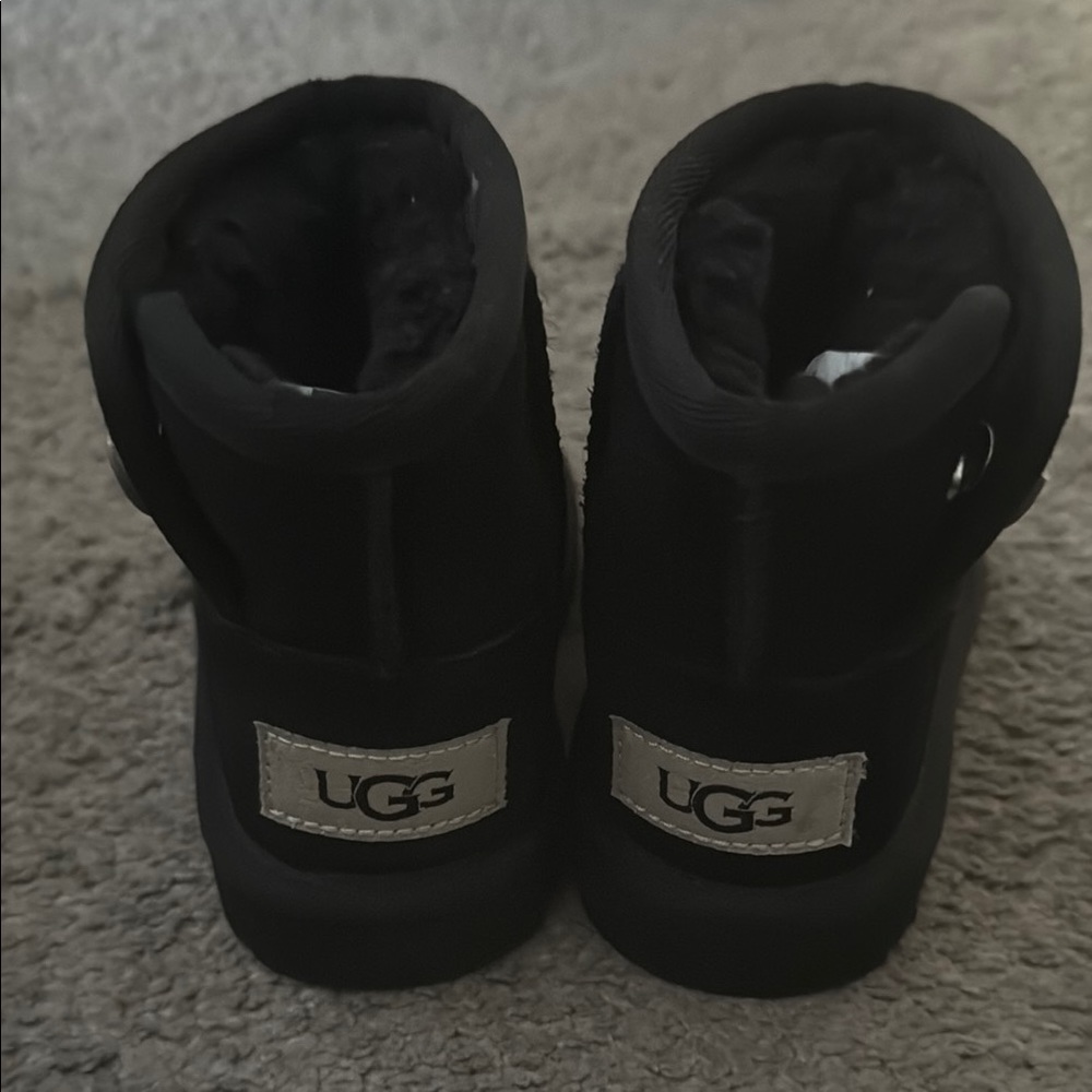 UGG Black Classic Suede Ankle Boots